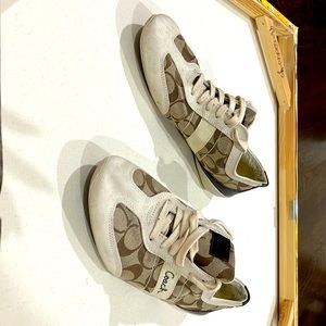 Coach sneakers size 9 womens